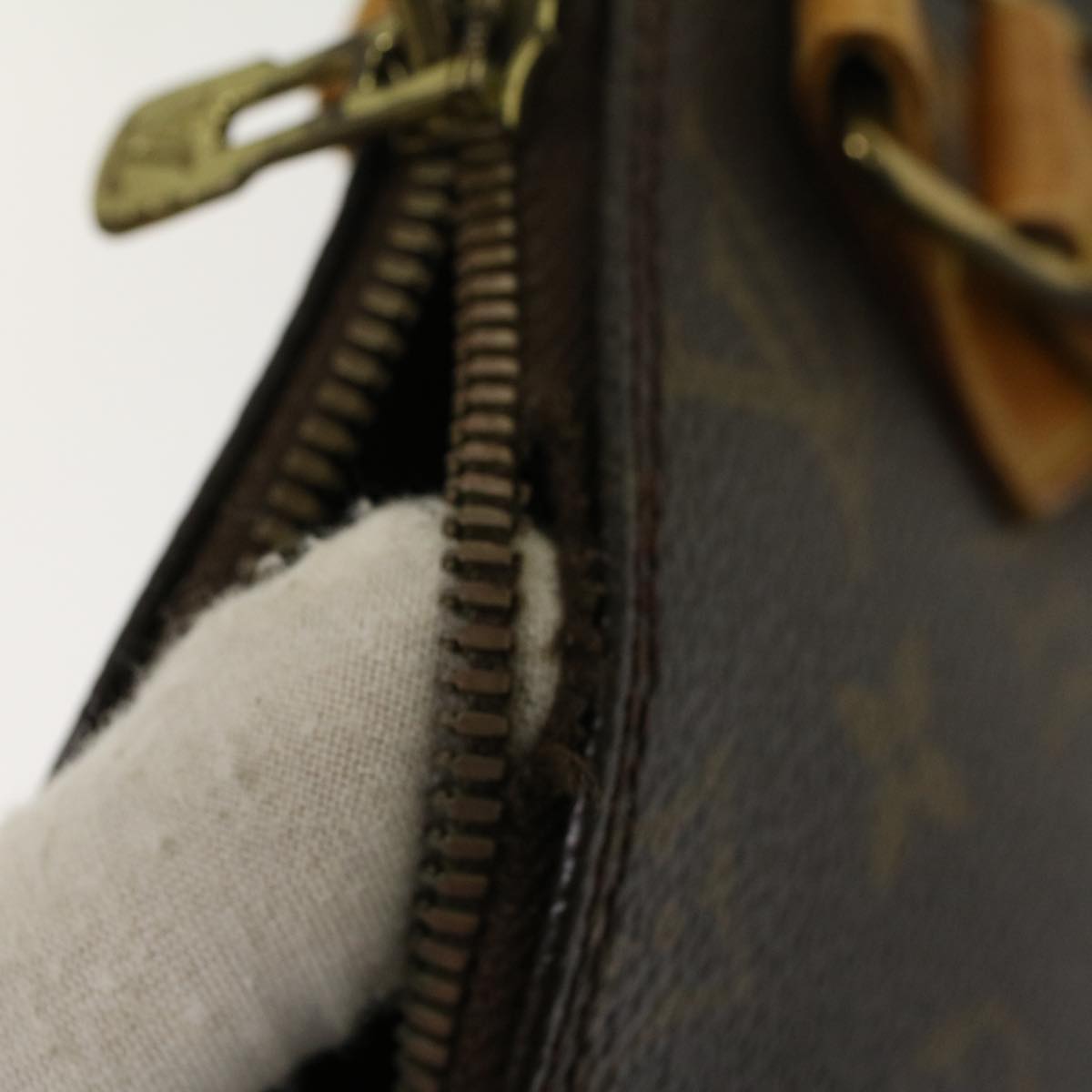 LOUIS VUITTON Monogram Alma Hand Bag M51130 LV 46203