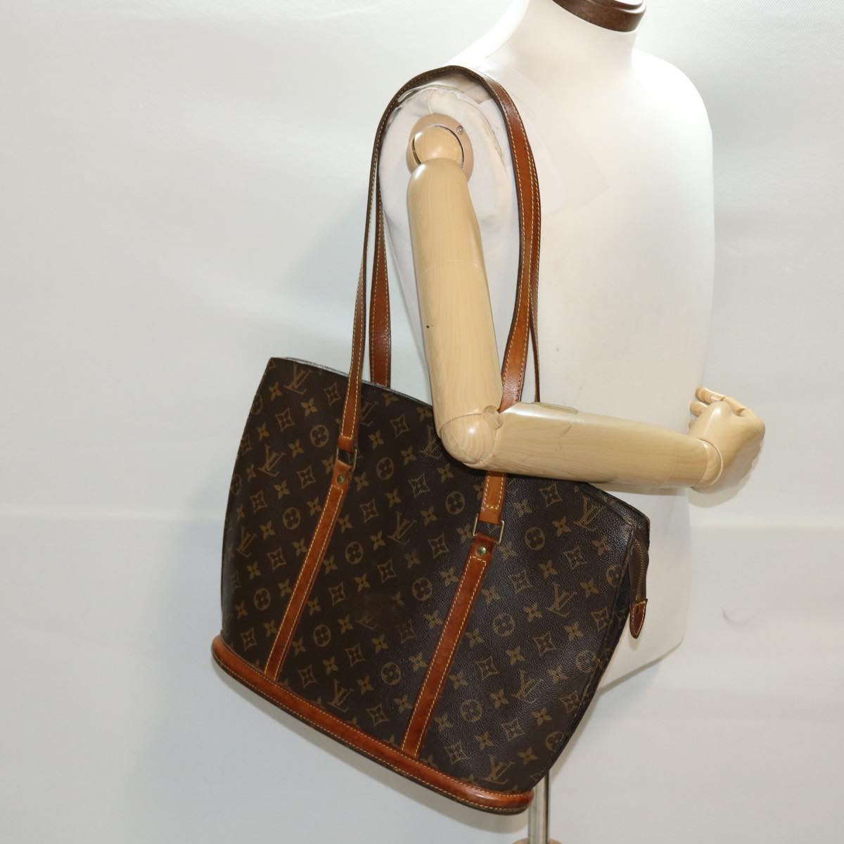 LOUIS VUITTON Monogram Babylone Tote Bag M51102 LV 46210