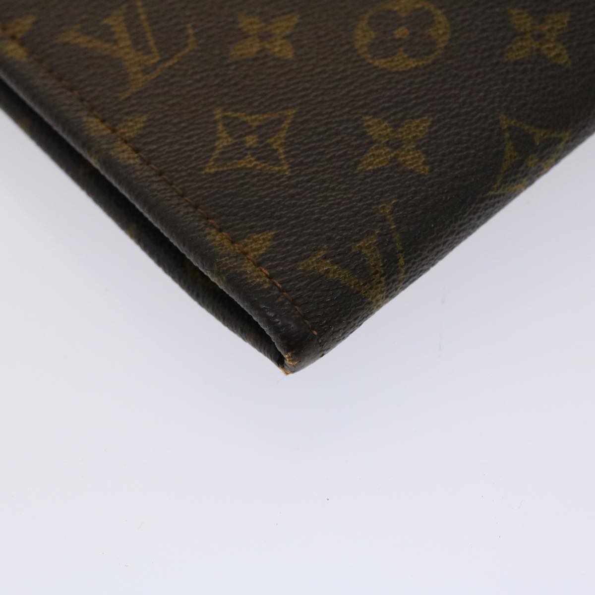 LOUIS VUITTON Monogram Poche Document Briefcase M53400 LV 46215
