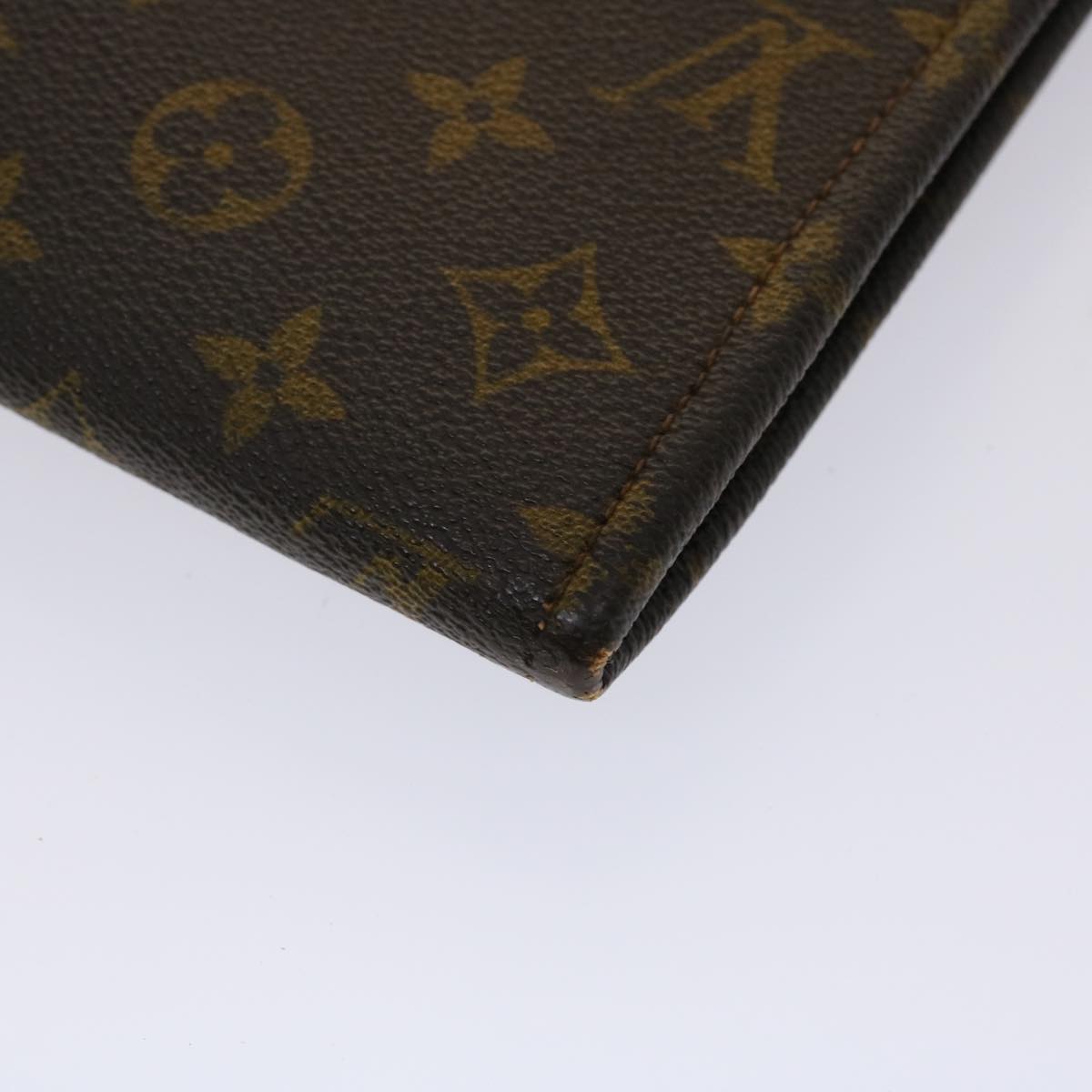 LOUIS VUITTON Monogram Poche Document Briefcase M53400 LV 46215