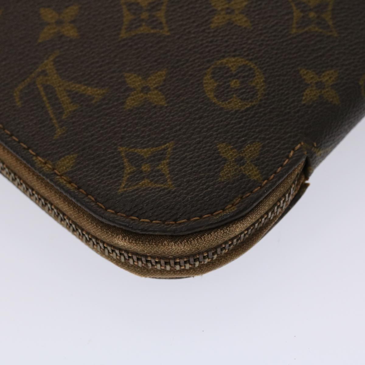 LOUIS VUITTON Monogram Poche Document Briefcase M53400 LV 46215