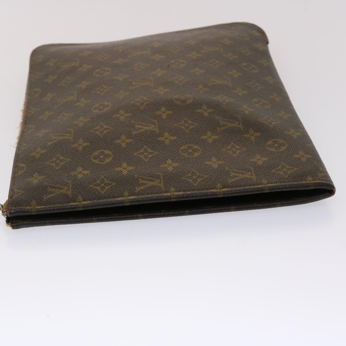 LOUIS VUITTON Monogram Poche Document Briefcase M53400 LV 46215