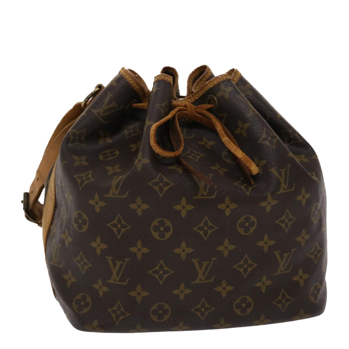 LOUIS VUITTON Monogram Petit Noe Shoulder Bag M42226 LV 46217