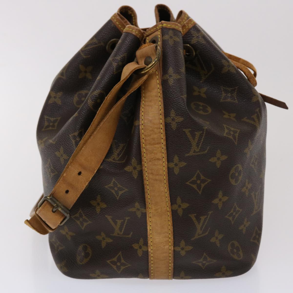 LOUIS VUITTON Monogram Petit Noe Shoulder Bag M42226 LV 46217
