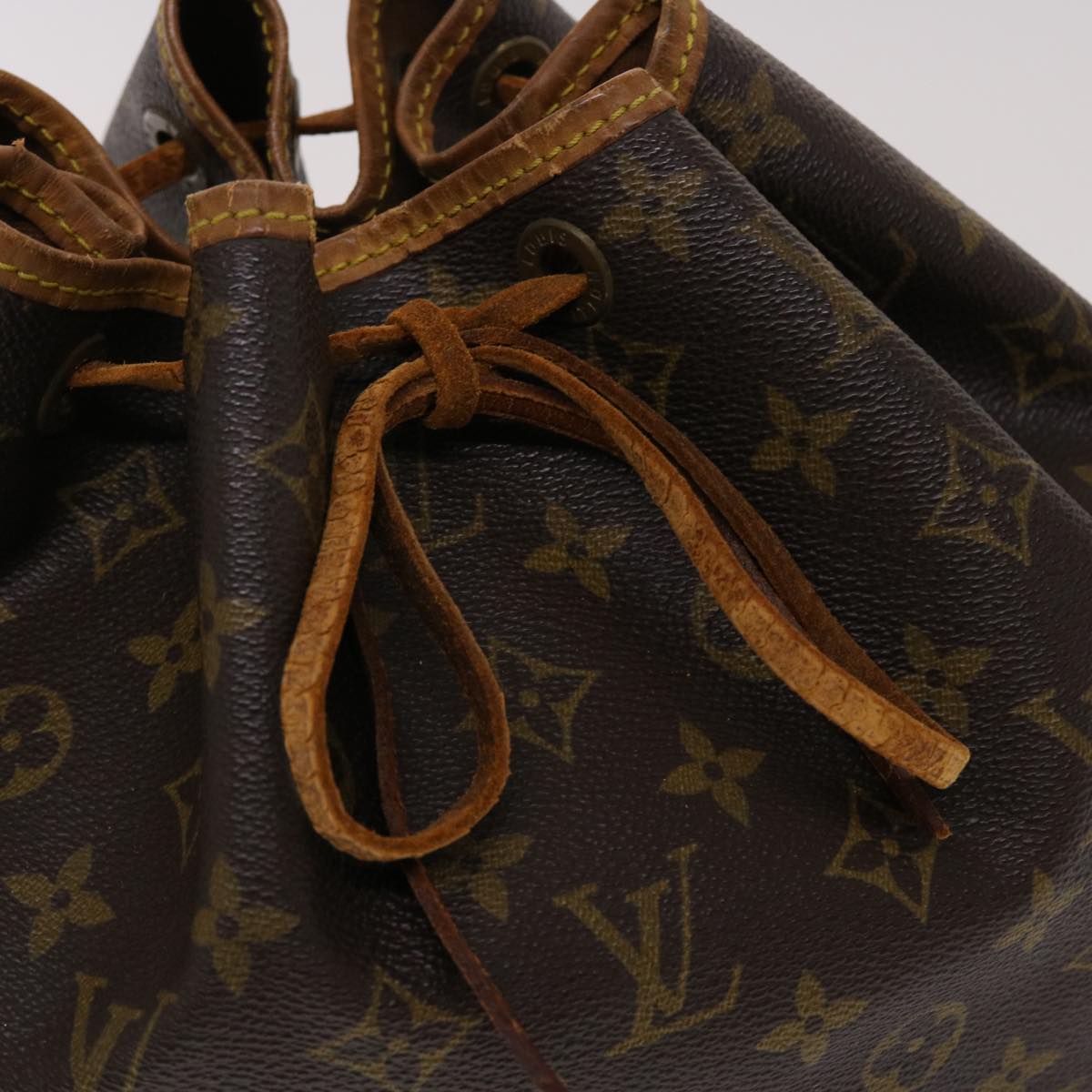 LOUIS VUITTON Monogram Petit Noe Shoulder Bag M42226 LV 46217