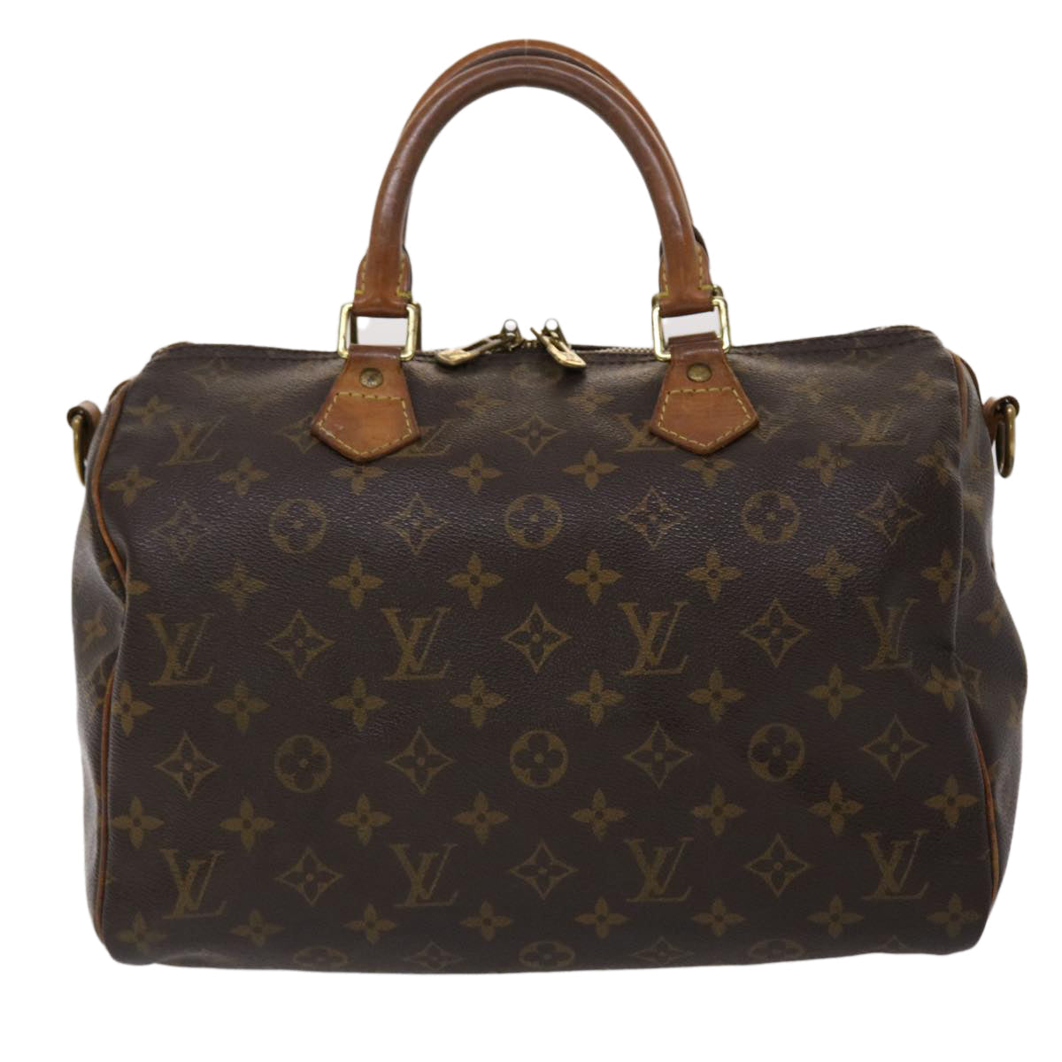 LOUIS VUITTON Monogram Speedy Bandouliere 30 Hand Bag 2way M41112 LV 46219