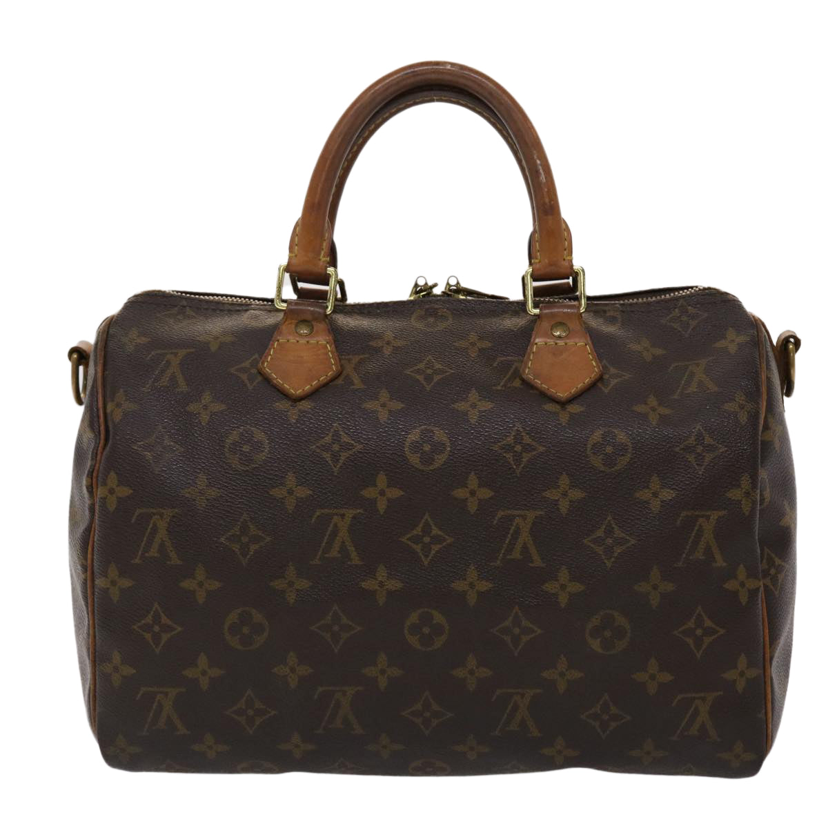 LOUIS VUITTON Monogram Speedy Bandouliere 30 Hand Bag 2way M41112 LV 46219