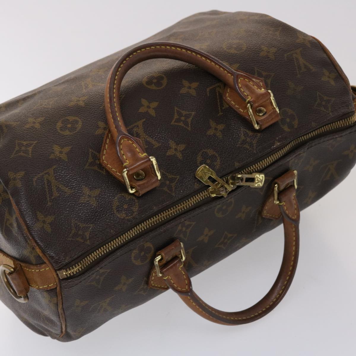 LOUIS VUITTON Monogram Speedy Bandouliere 30 Hand Bag 2way M41112 LV 46219