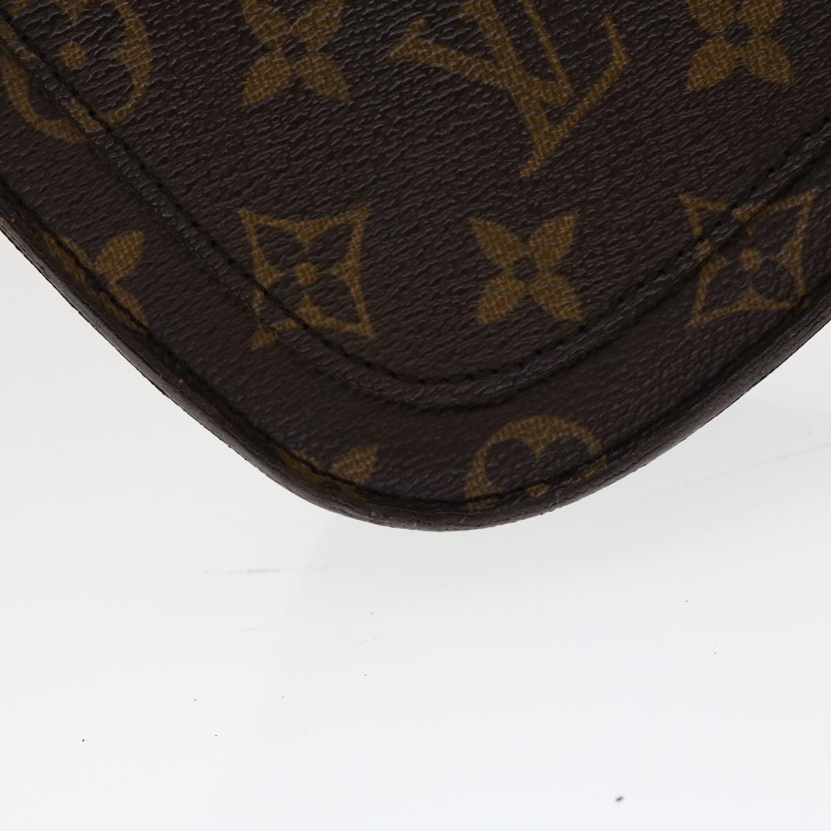 LOUIS VUITTON Monogram Saint Cloud MM Shoulder Bag M51243 LV 46220