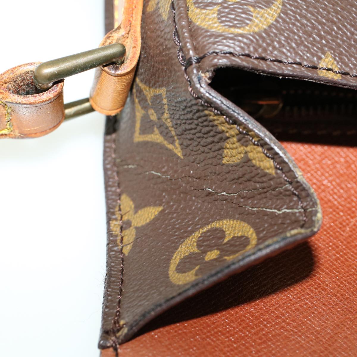LOUIS VUITTON Monogram Saint Cloud MM Shoulder Bag M51243 LV 46220