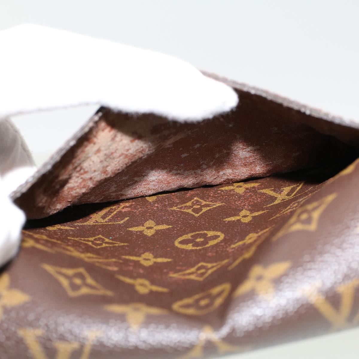 LOUIS VUITTON Monogram Saint Cloud MM Shoulder Bag M51243 LV 46220