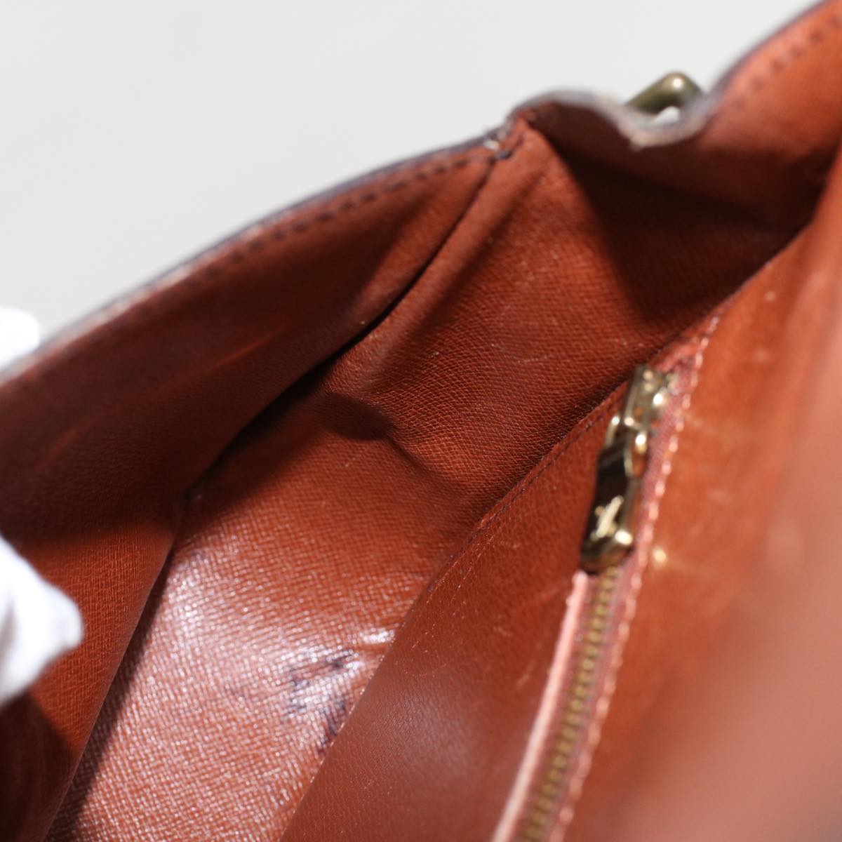 LOUIS VUITTON Monogram Saint Cloud MM Shoulder Bag M51243 LV 46220