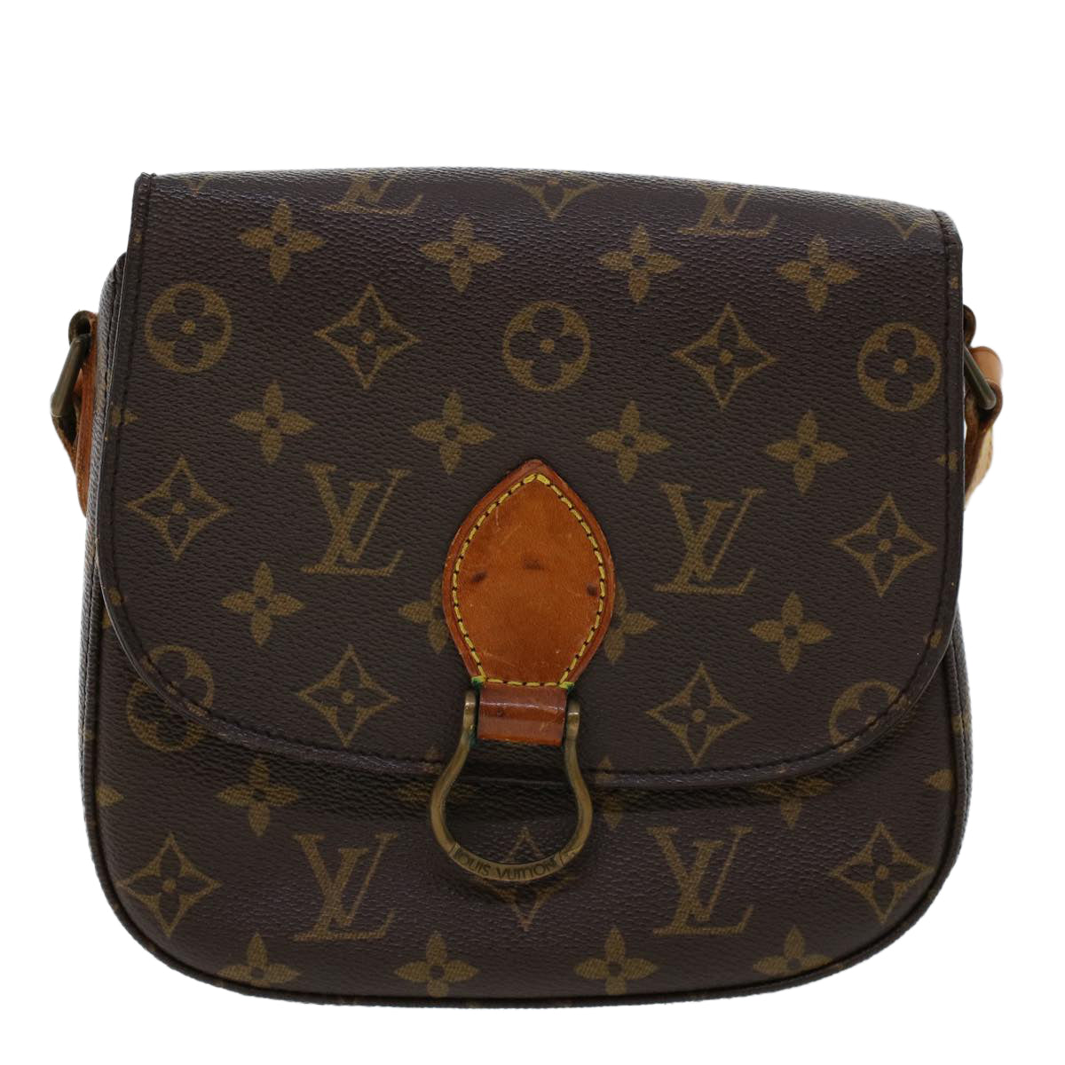 LOUIS VUITTON Monogram Saint Cloud MM Shoulder Bag M51243 LV 46220
