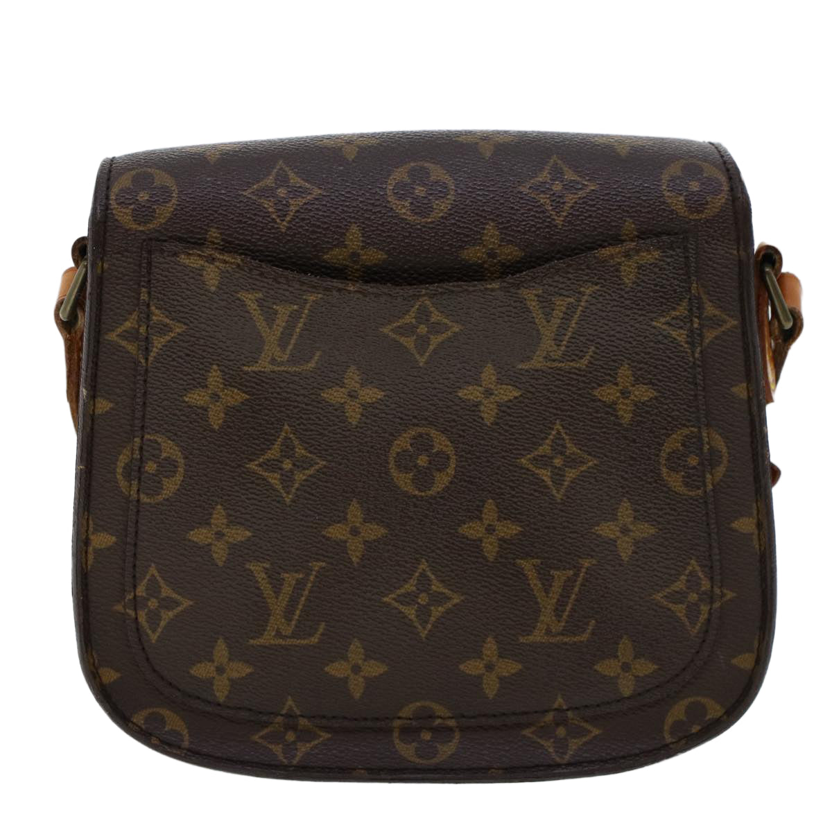 LOUIS VUITTON Monogram Saint Cloud MM Shoulder Bag M51243 LV 46220
