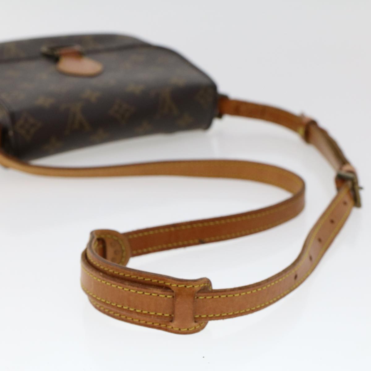 LOUIS VUITTON Monogram Saint Cloud MM Shoulder Bag M51243 LV 46220