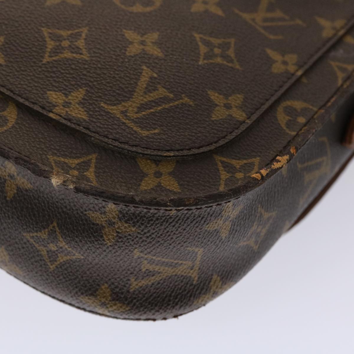 LOUIS VUITTON Monogram Saint Cloud GM Shoulder Bag M51242 LV 46221