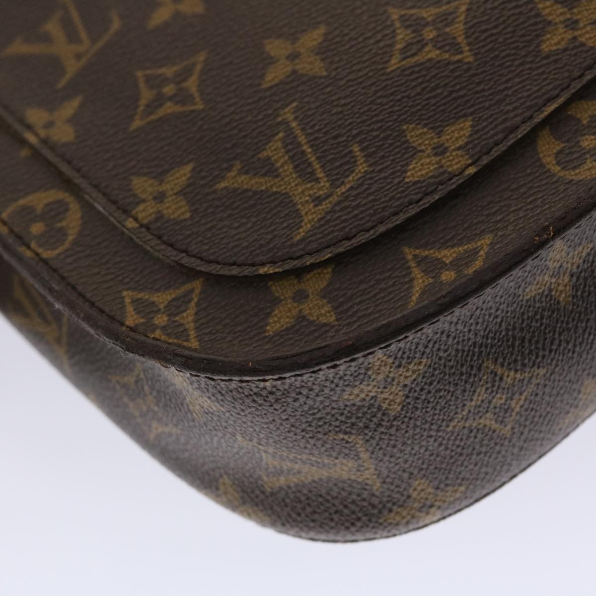 LOUIS VUITTON Monogram Saint Cloud GM Shoulder Bag M51242 LV 46221