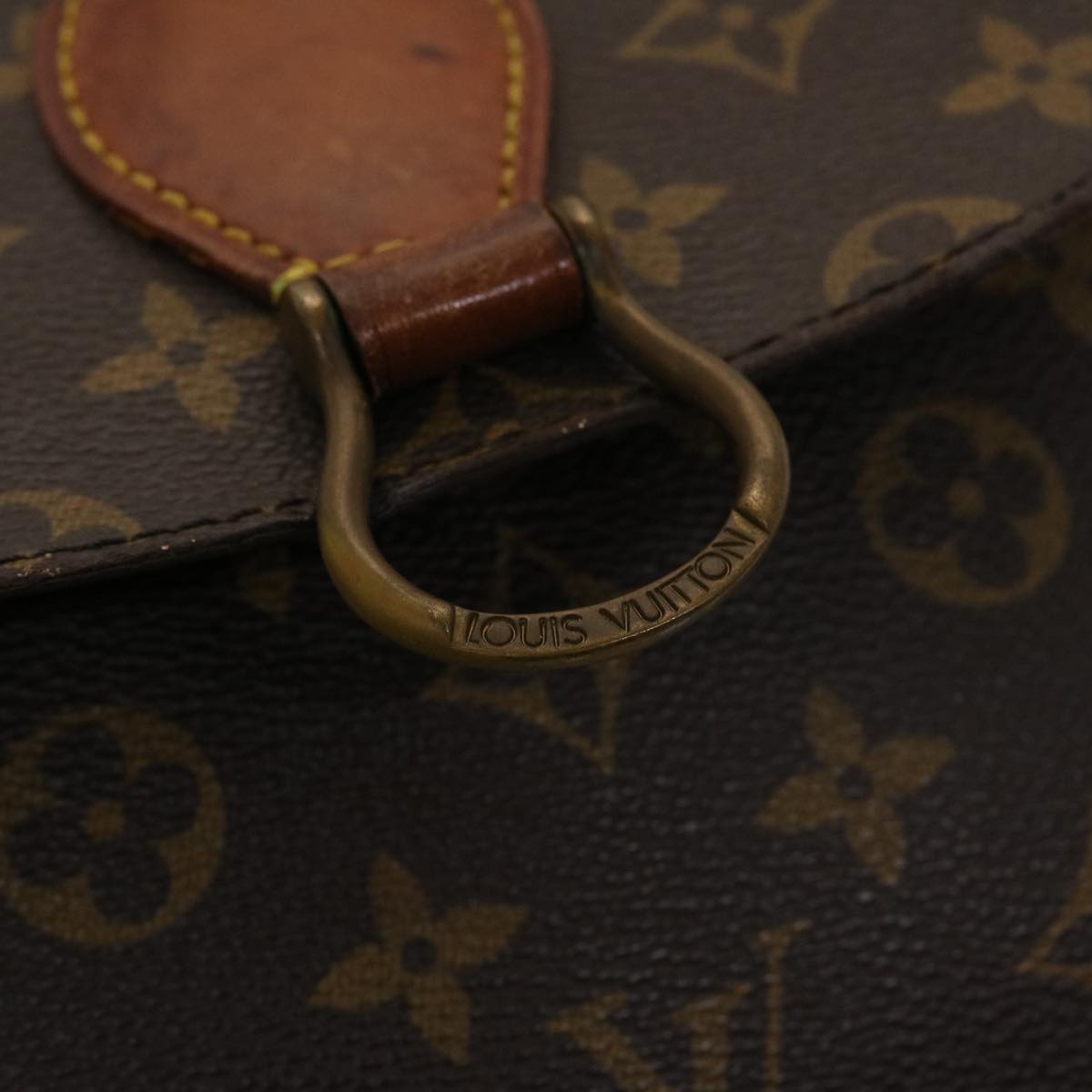 LOUIS VUITTON Monogram Saint Cloud GM Shoulder Bag M51242 LV 46221