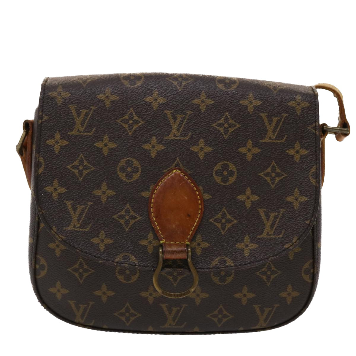 LOUIS VUITTON Monogram Saint Cloud GM Shoulder Bag M51242 LV 46221