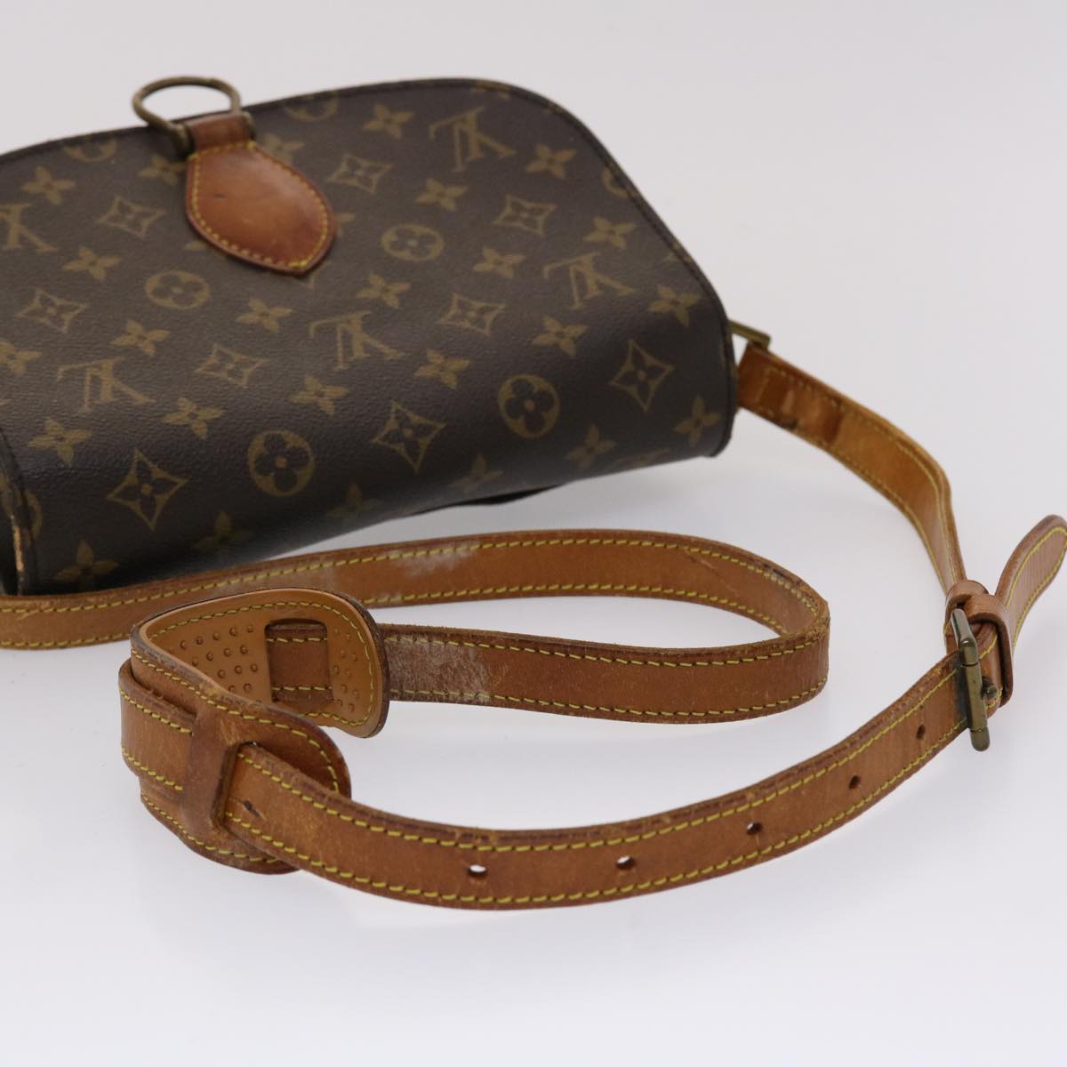 LOUIS VUITTON Monogram Saint Cloud GM Shoulder Bag M51242 LV 46221