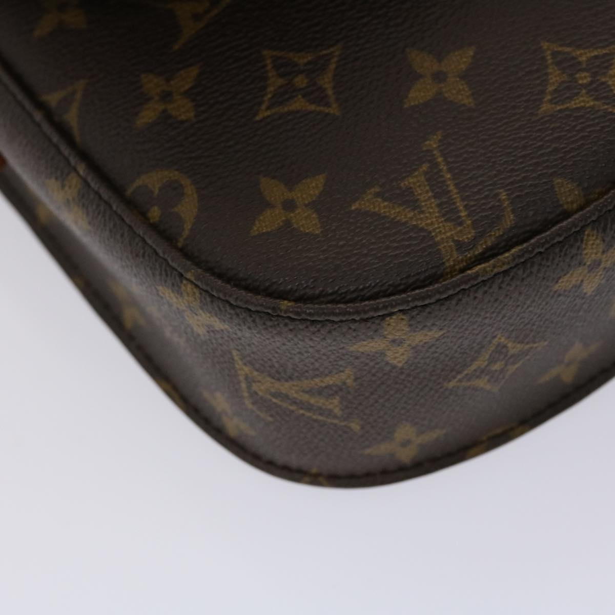 LOUIS VUITTON Monogram Saint Cloud GM Shoulder Bag M51242 LV 46222