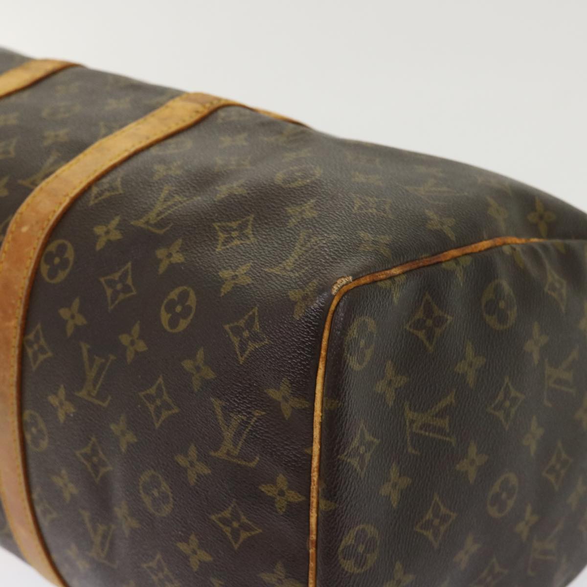 LOUIS VUITTON Monogram Keepall 45 Boston Bag M41428 LV 46232