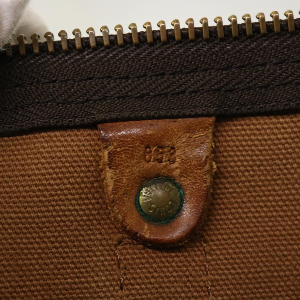 LOUIS VUITTON Monogram Keepall 45 Boston Bag M41428 LV 46232