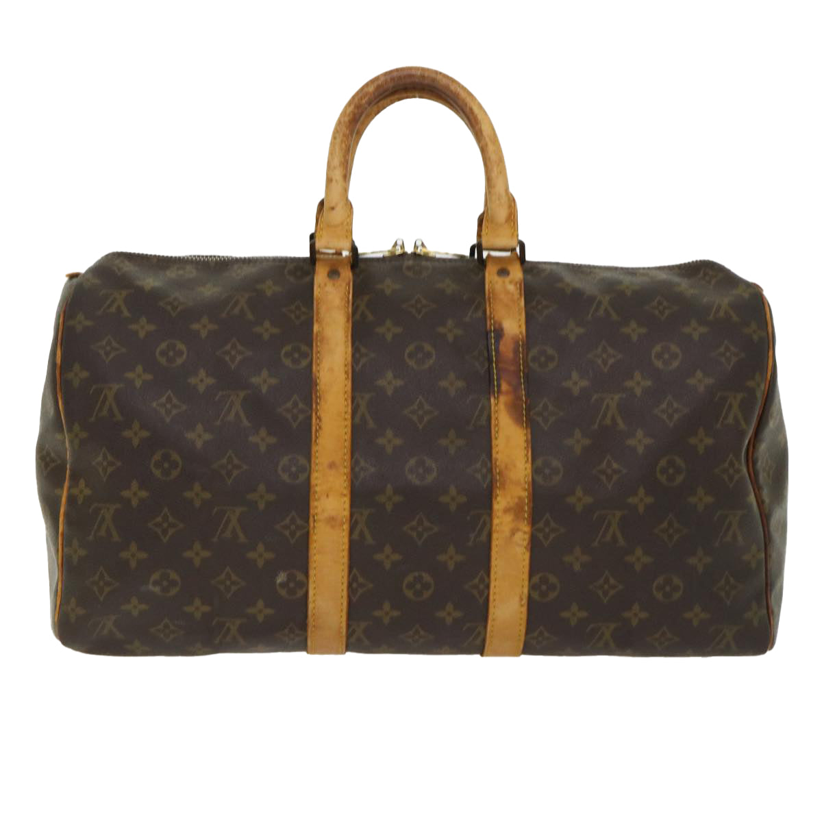 LOUIS VUITTON Monogram Keepall 45 Boston Bag M41428 LV 46232