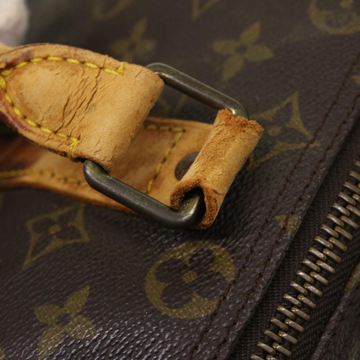 LOUIS VUITTON Monogram Keepall 45 Boston Bag M41428 LV 46232