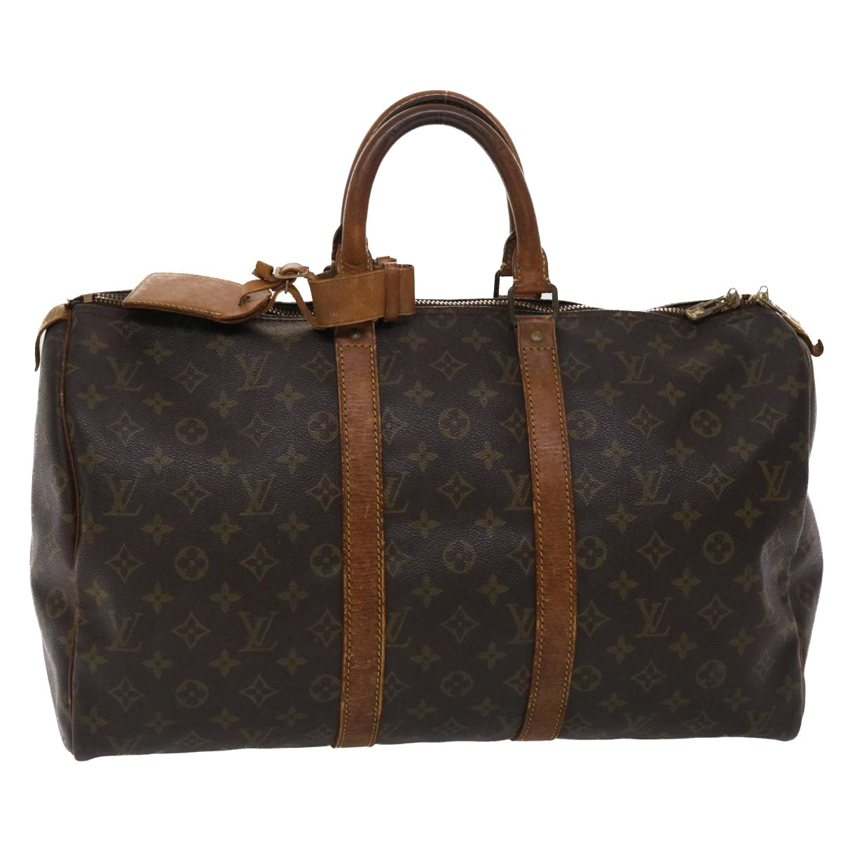 LOUIS VUITTON Monogram Keepall 45 Boston Bag M41428 LV 46233