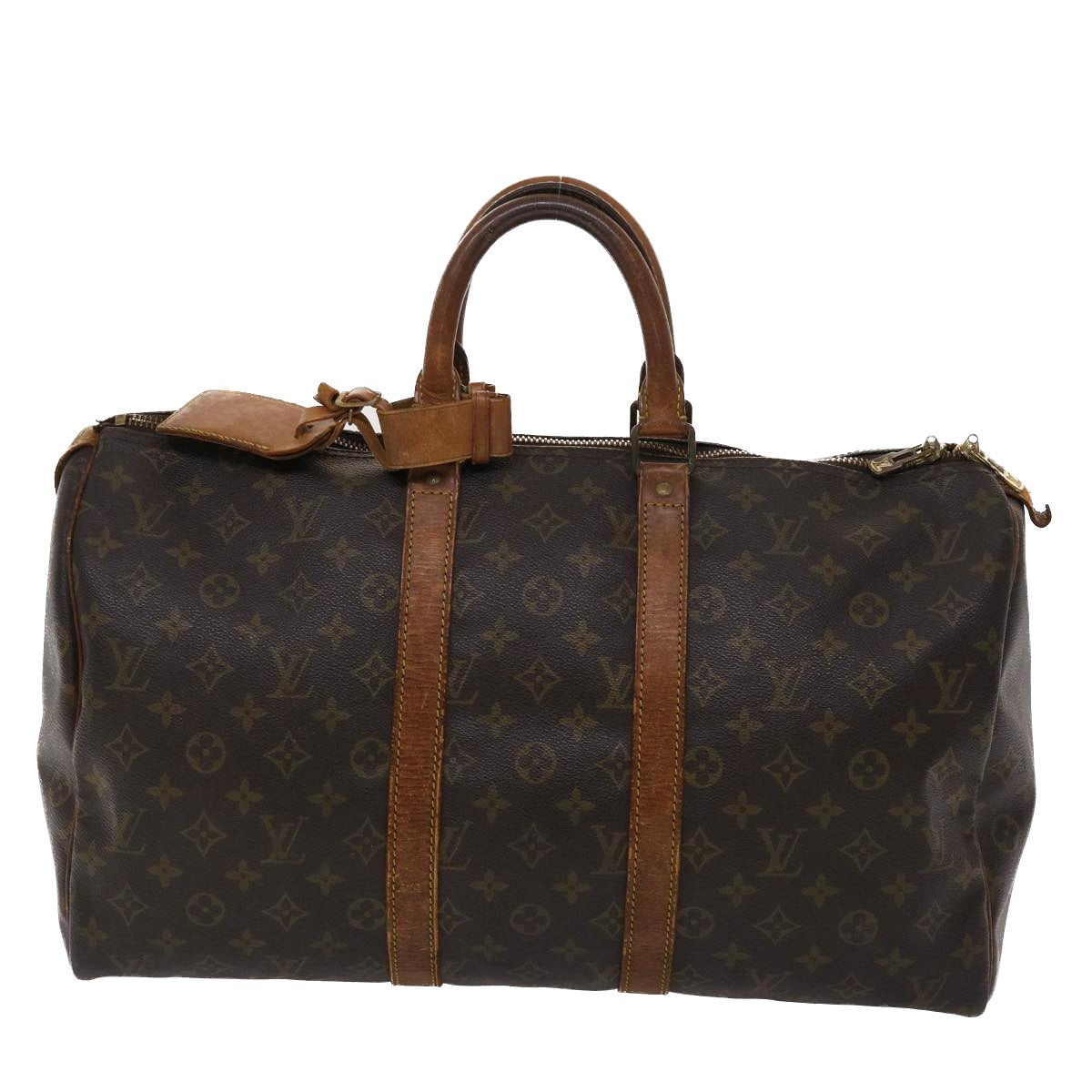 LOUIS VUITTON Monogram Keepall 45 Boston Bag M41428 LV 46233