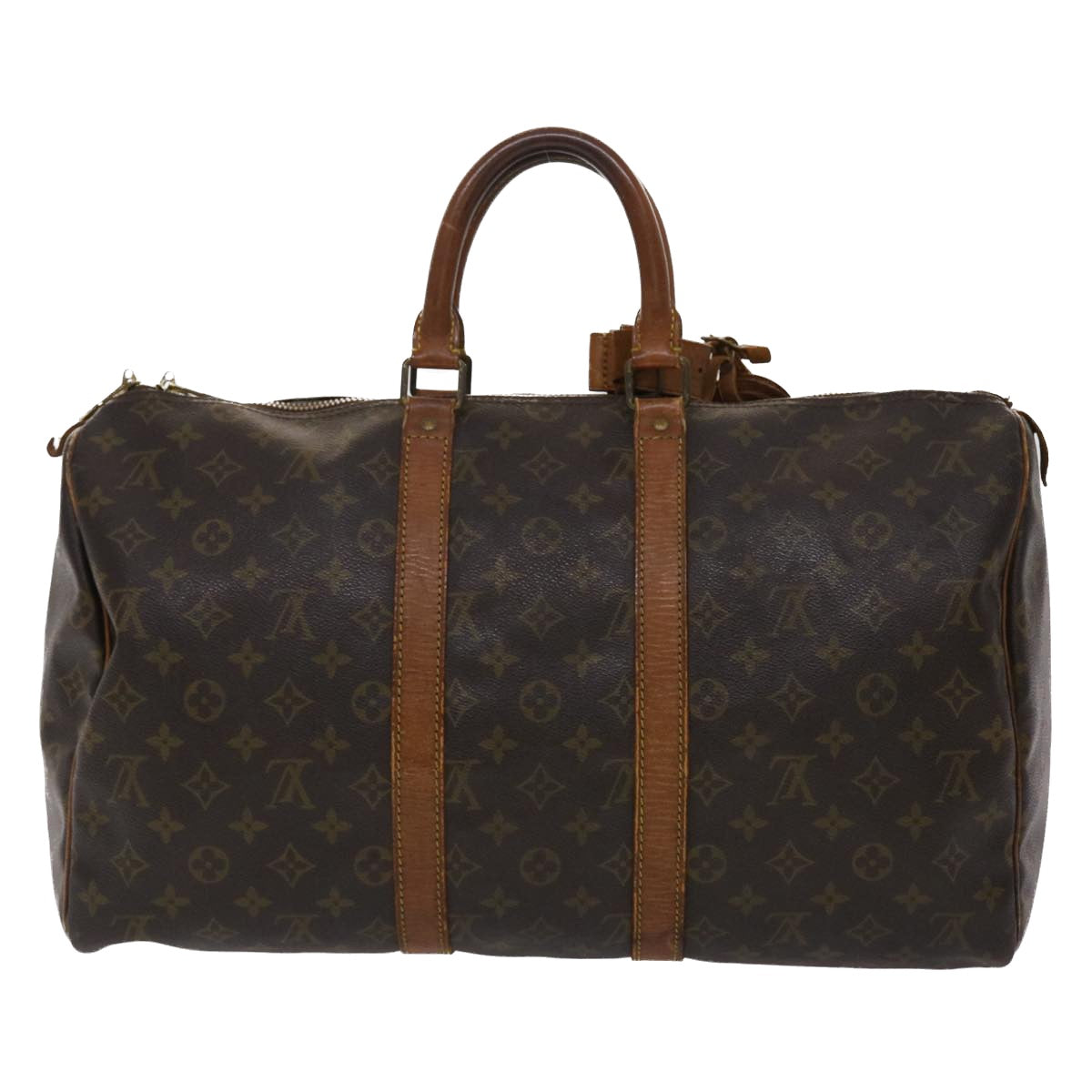 LOUIS VUITTON Monogram Keepall 45 Boston Bag M41428 LV 46233