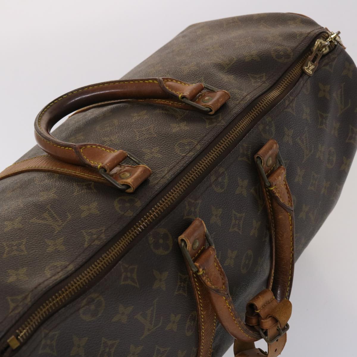 LOUIS VUITTON Monogram Keepall 45 Boston Bag M41428 LV 46233