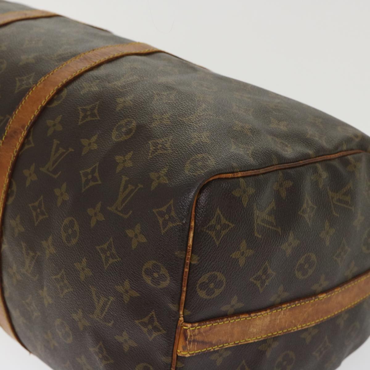 LOUIS VUITTON Monogram Keepall Bandouliere 50 Boston Bag M41416 LV 46239