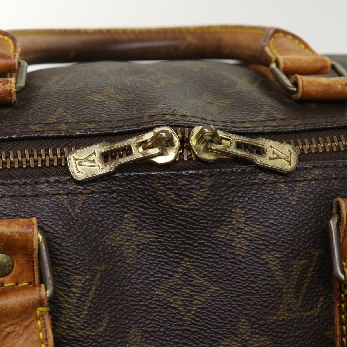 LOUIS VUITTON Monogram Keepall Bandouliere 50 Boston Bag M41416 LV 46239