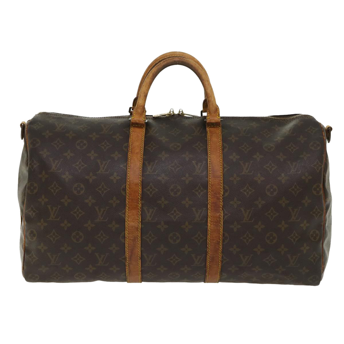 LOUIS VUITTON Monogram Keepall Bandouliere 50 Boston Bag M41416 LV 46239