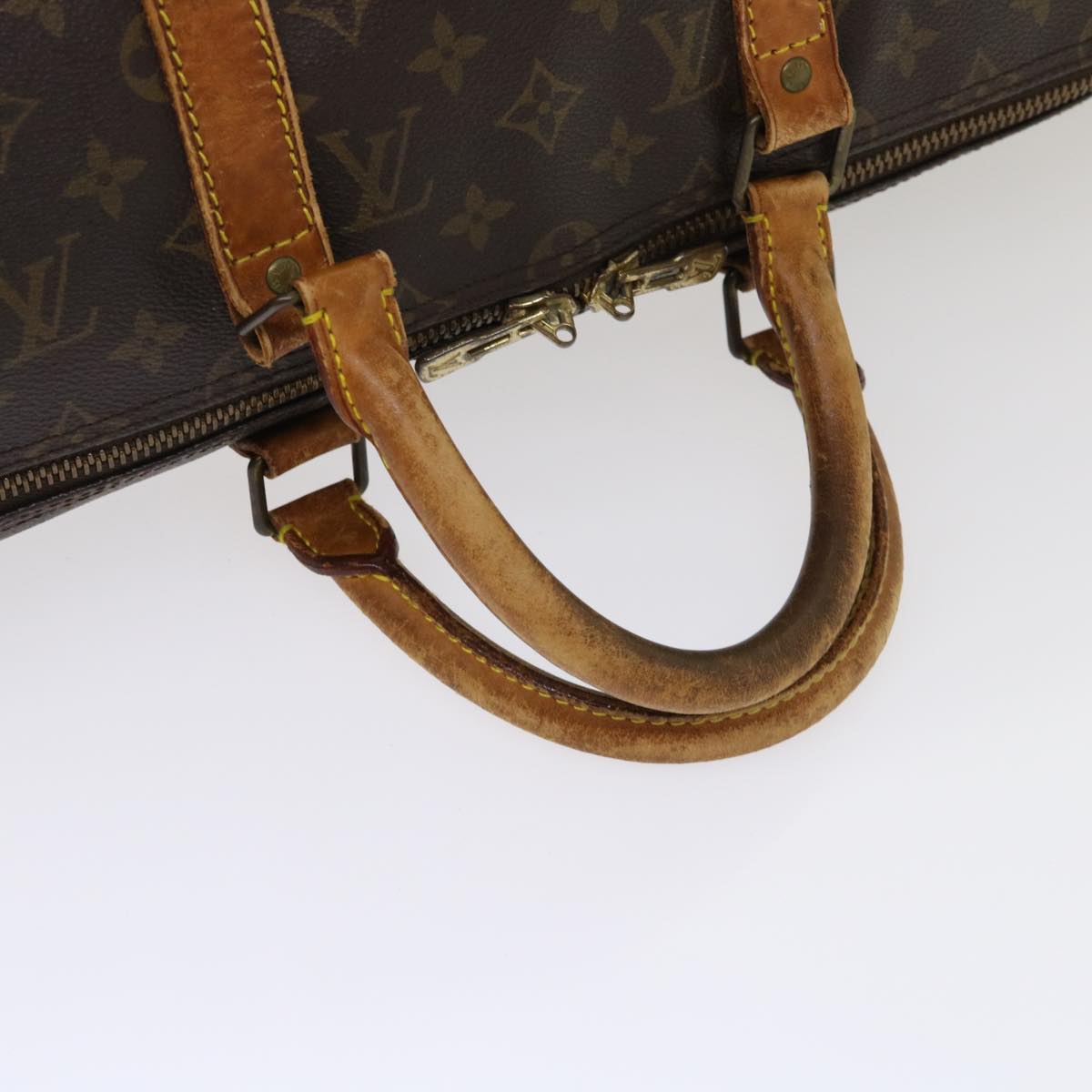 LOUIS VUITTON Monogram Keepall Bandouliere 50 Boston Bag M41416 LV 46239