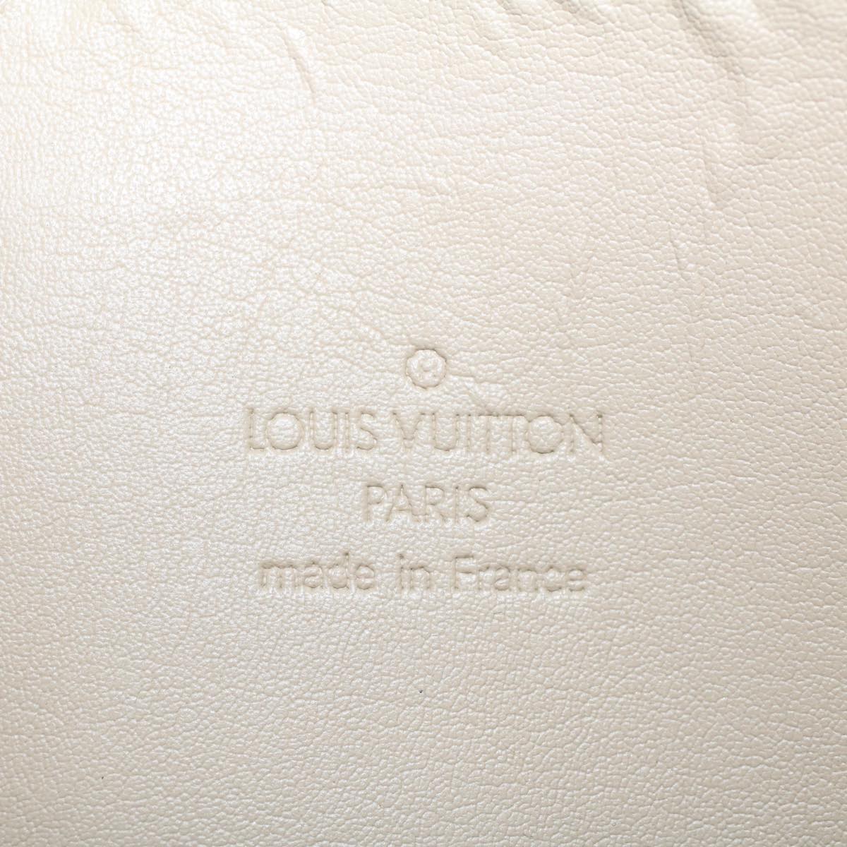LOUIS VUITTON Monogram Vernis Bedford Hand Bag Beige M91006 LV 46243