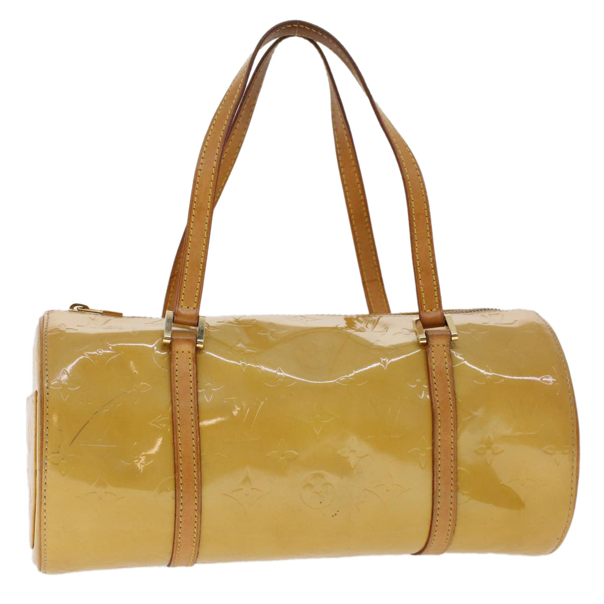 LOUIS VUITTON Monogram Vernis Bedford Hand Bag Beige M91006 LV 46243