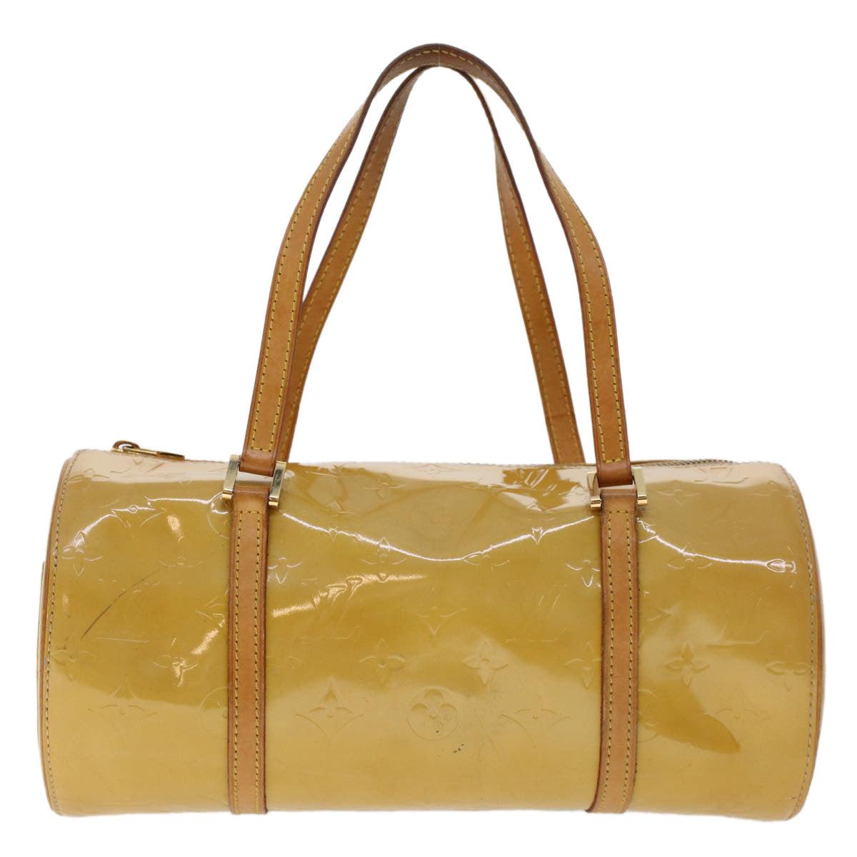 LOUIS VUITTON Monogram Vernis Bedford Hand Bag Beige M91006 LV 46243