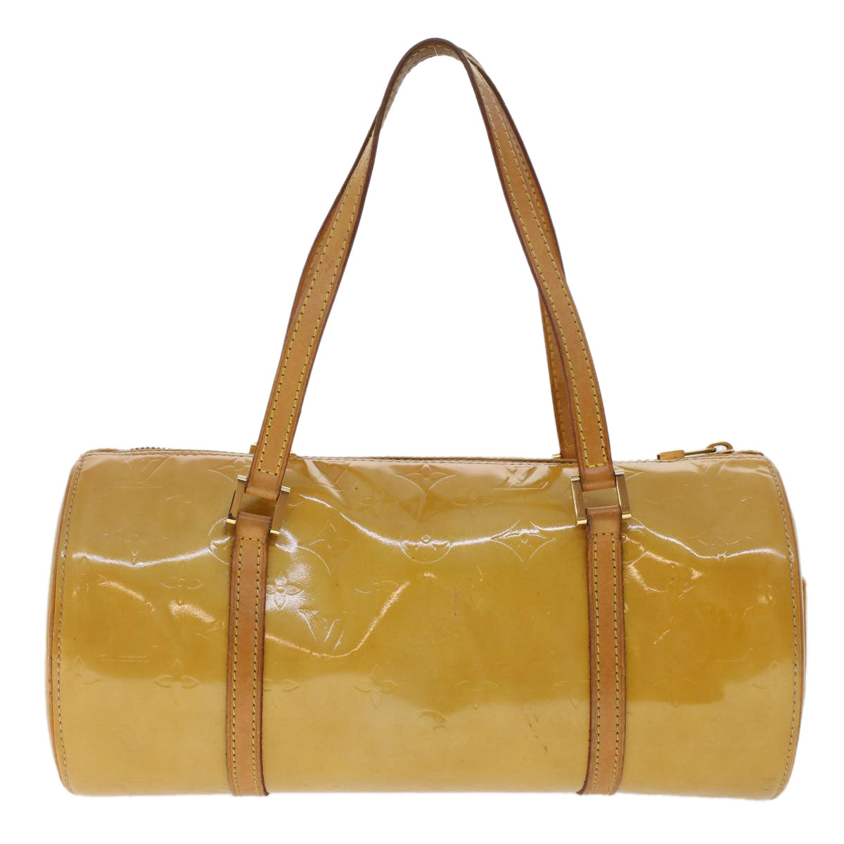 LOUIS VUITTON Monogram Vernis Bedford Hand Bag Beige M91006 LV 46243