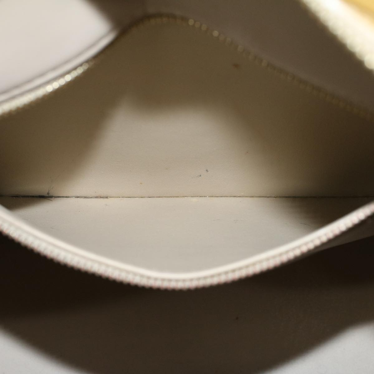 LOUIS VUITTON Monogram Vernis Houston Hand Bag Yellow M91055 LV 46248
