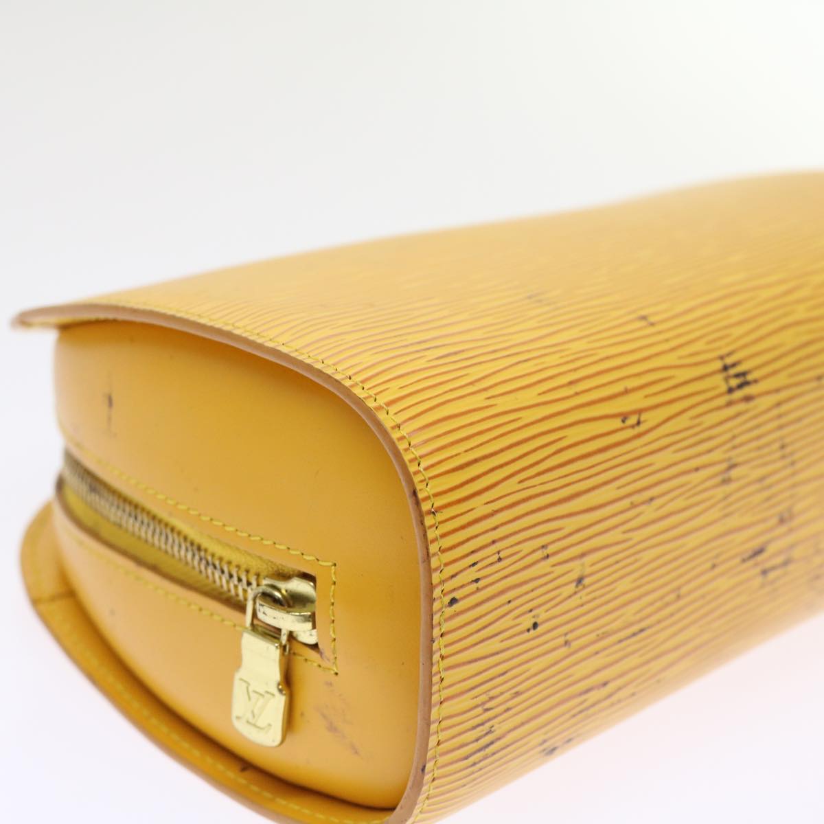 LOUIS VUITTON Epi Dauphine GM Pouch Yellow LV 46249