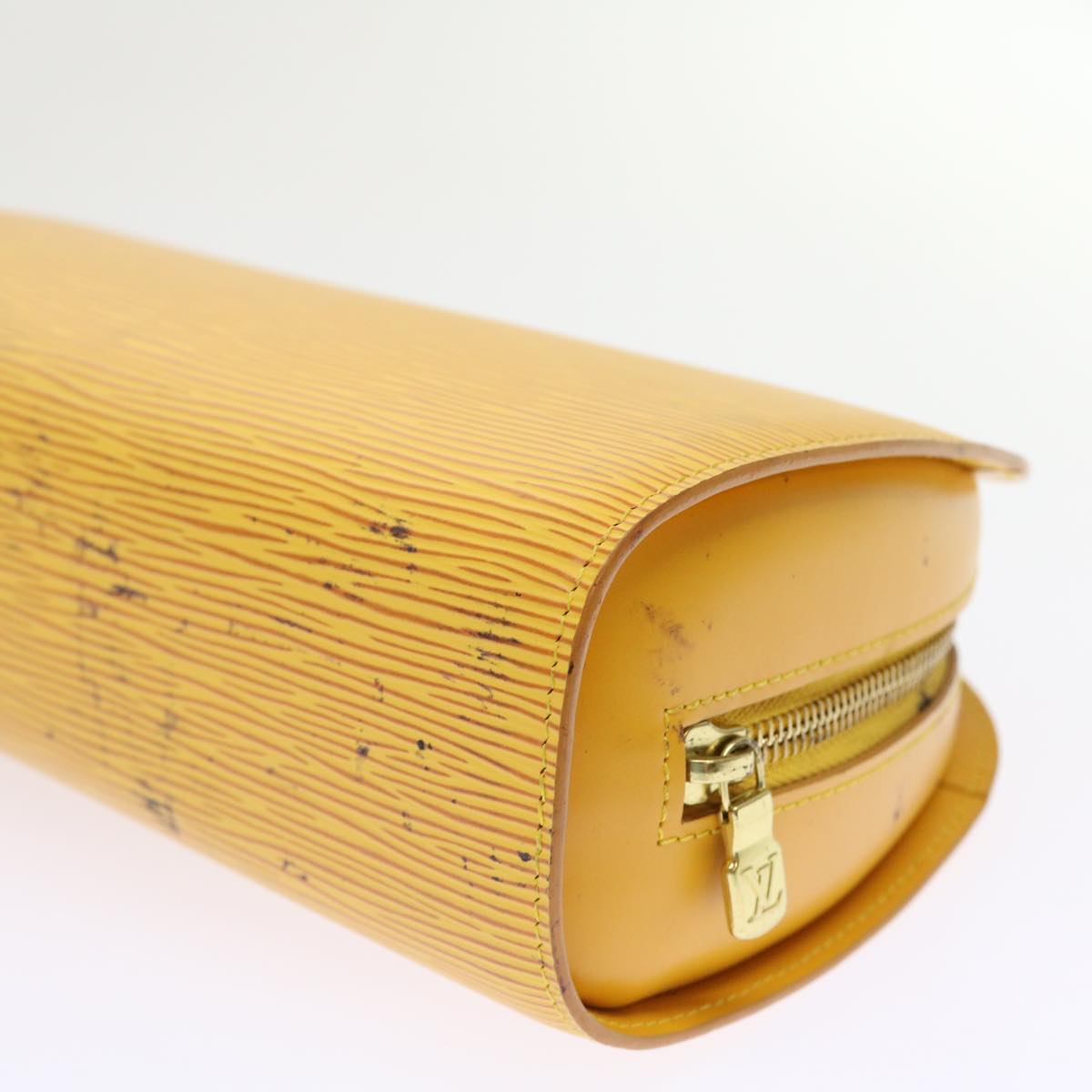 LOUIS VUITTON Epi Dauphine GM Pouch Yellow LV 46249