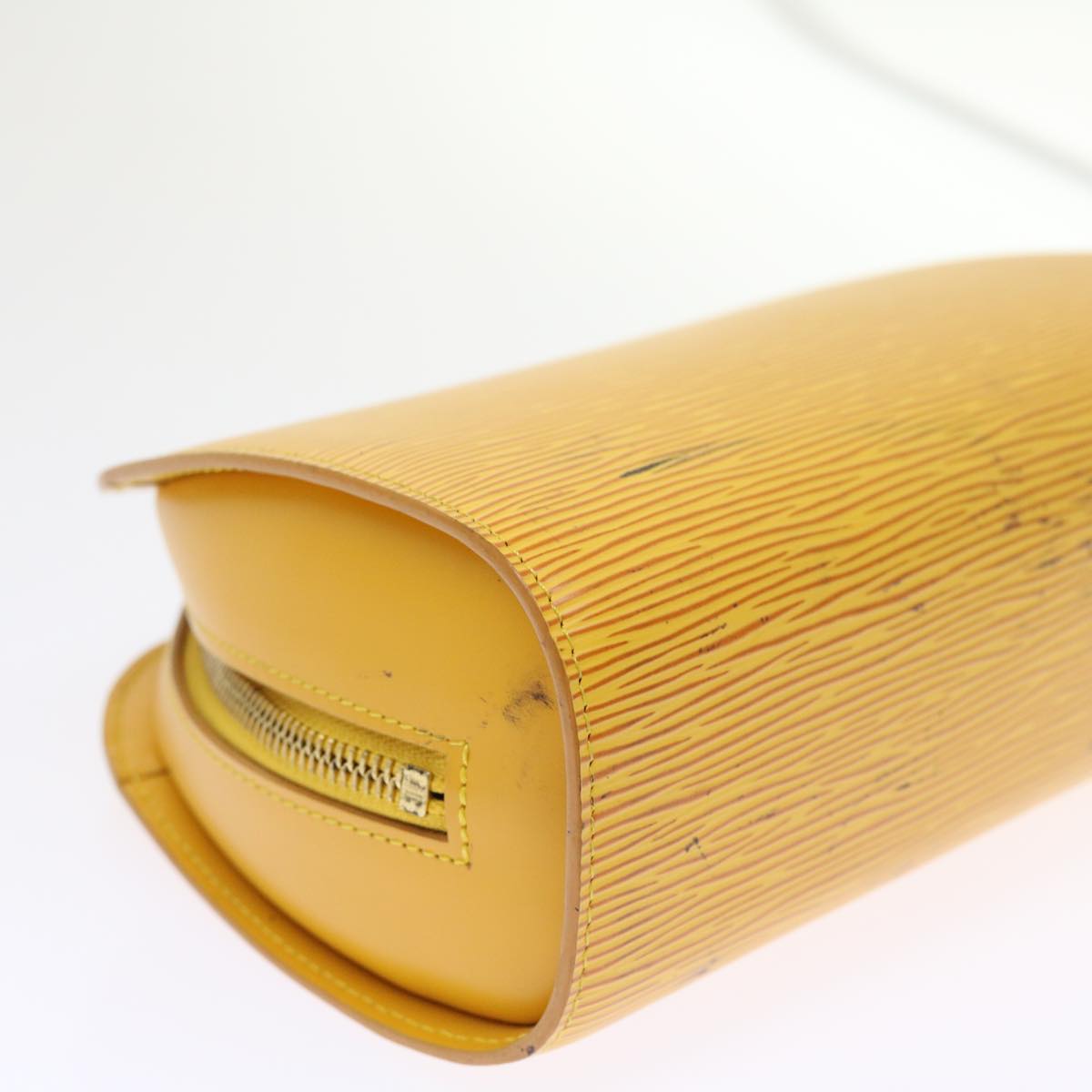 LOUIS VUITTON Epi Dauphine GM Pouch Yellow LV 46249