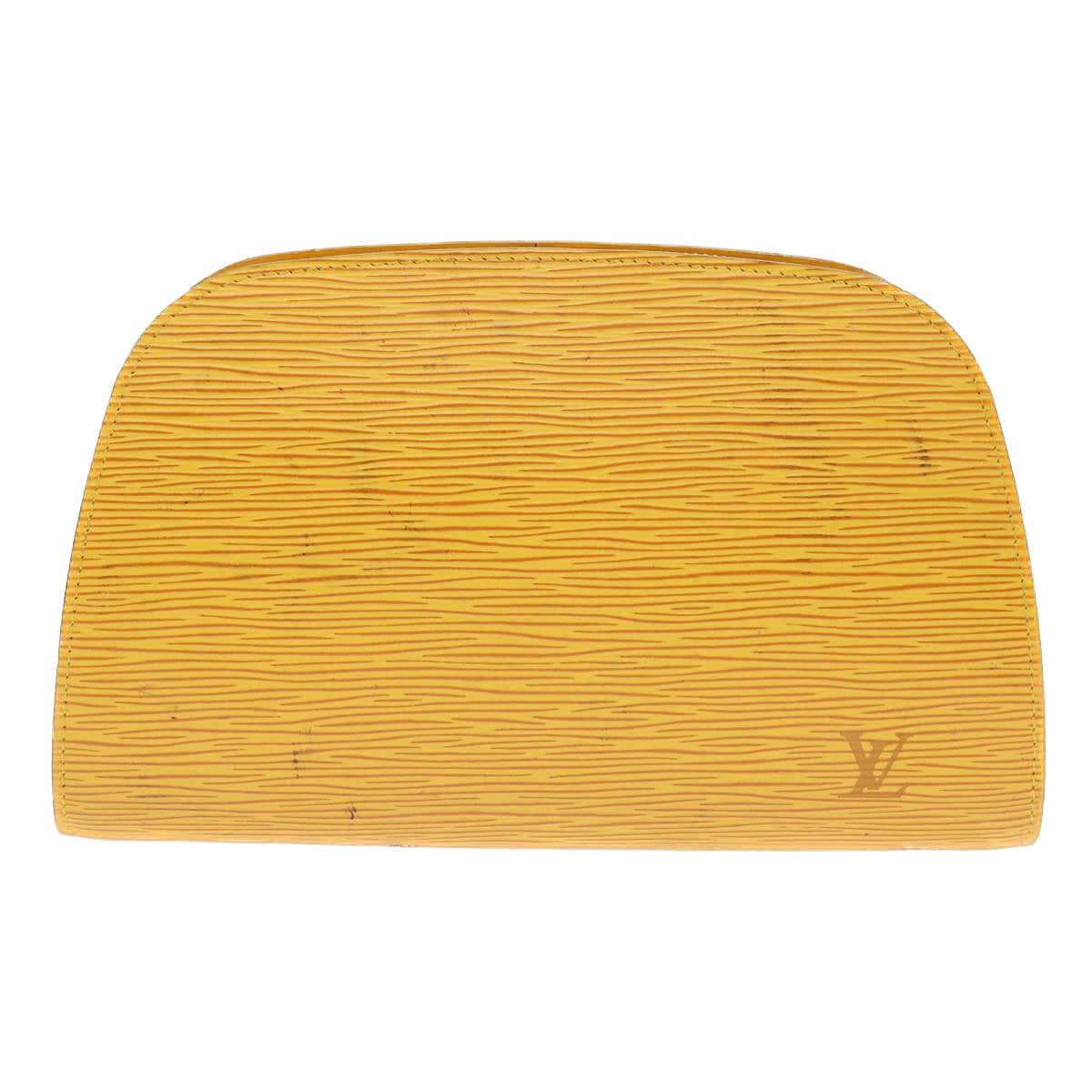 LOUIS VUITTON Epi Dauphine GM Pouch Yellow LV 46249
