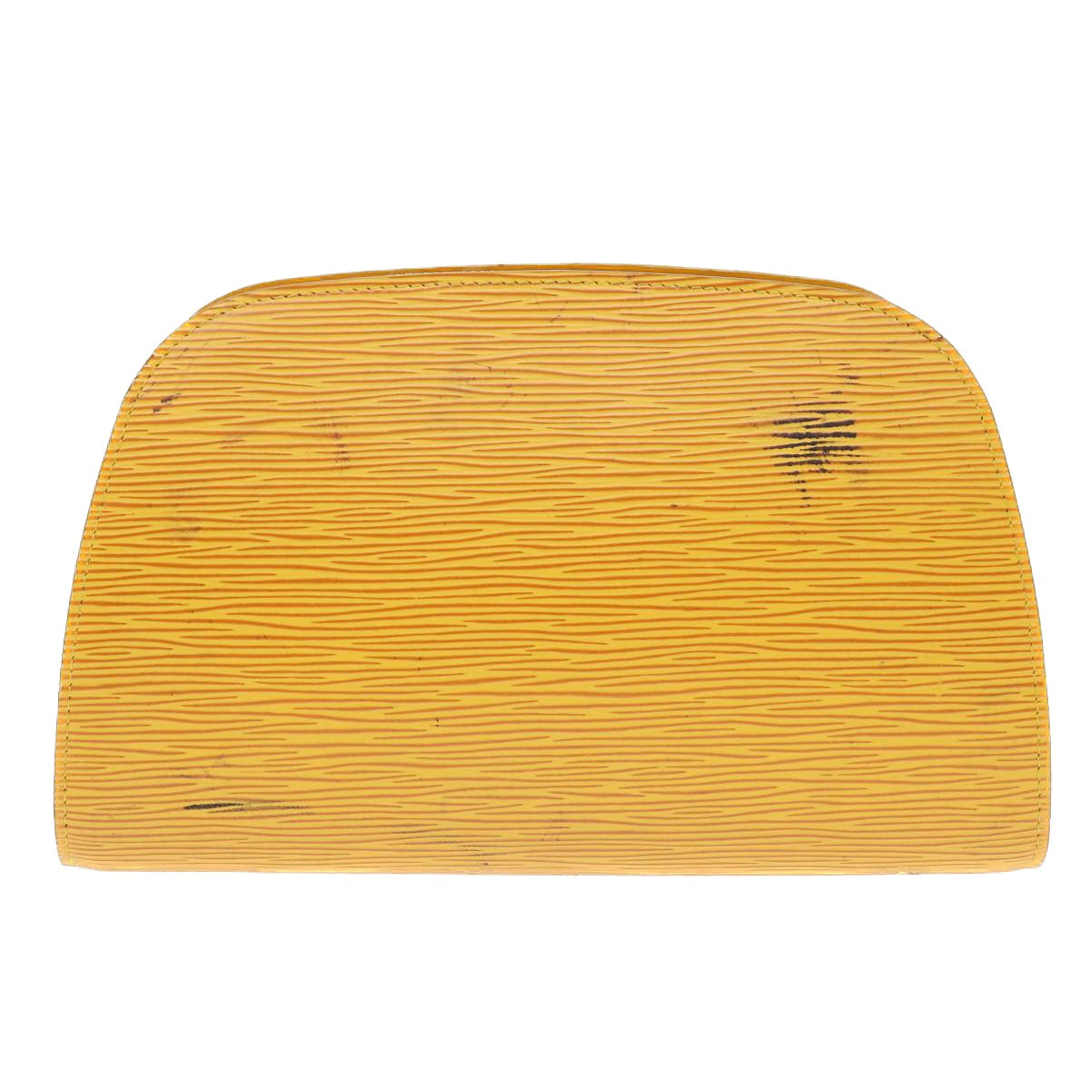 LOUIS VUITTON Epi Dauphine GM Pouch Yellow LV 46249