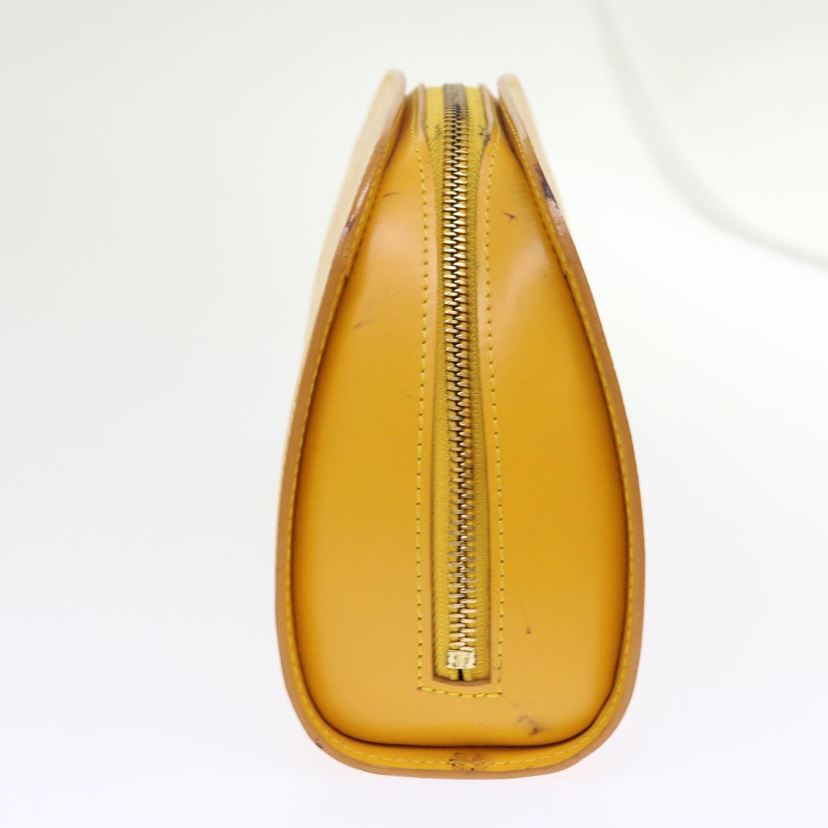 LOUIS VUITTON Epi Dauphine GM Pouch Yellow LV 46249