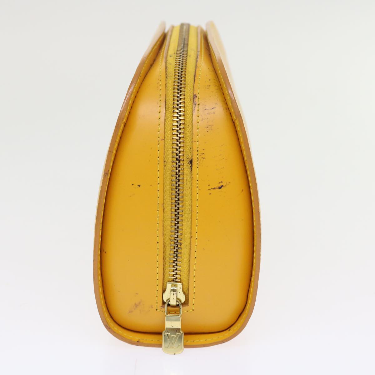 LOUIS VUITTON Epi Dauphine GM Pouch Yellow LV 46249