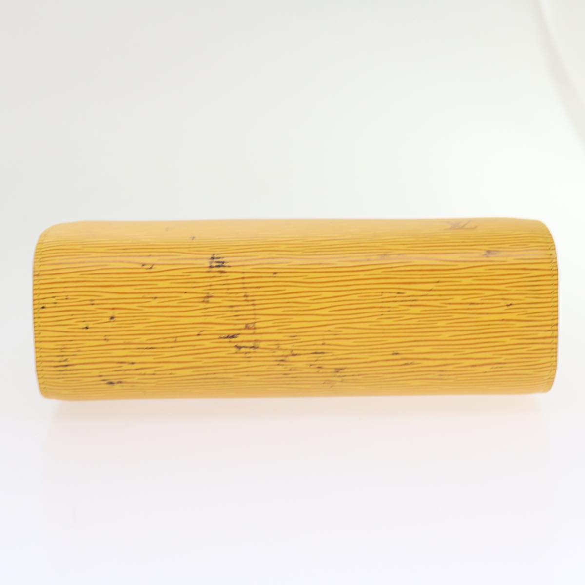 LOUIS VUITTON Epi Dauphine GM Pouch Yellow LV 46249